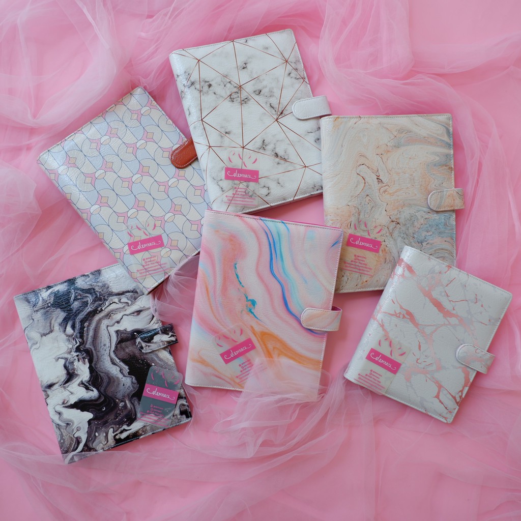 

Binder A5 B5 Marble. GRATIS KERTAS & PULPEN. bahan anti air ready stock 26ring 20ring. Print motif