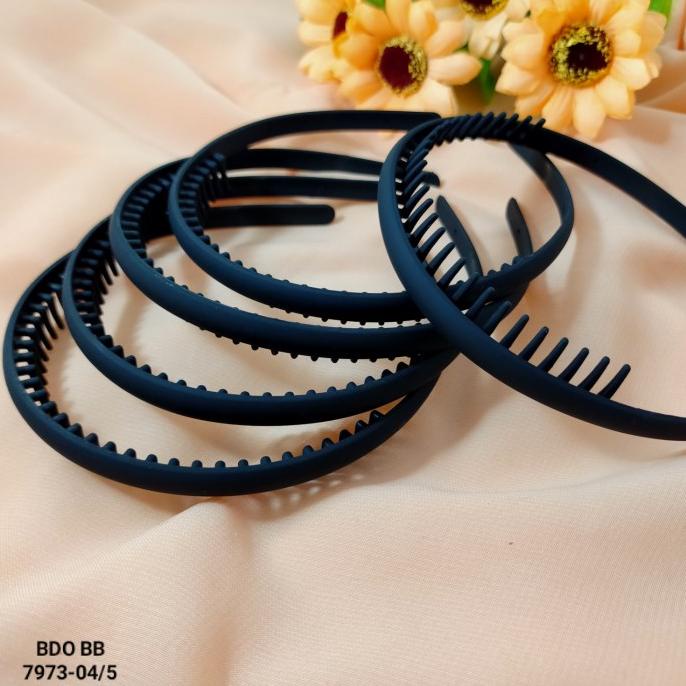 Bando Sisir Plastik Doff Aneka Warna Aksesoris Rambut Pria Dan Wanita