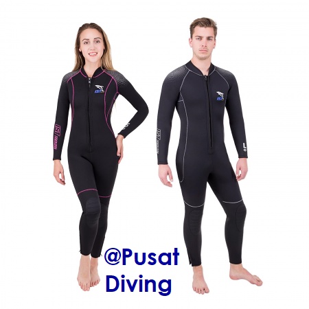 BAJU SELAM - WETSUIT JUMPSUIT 3MM WSR50 - IST