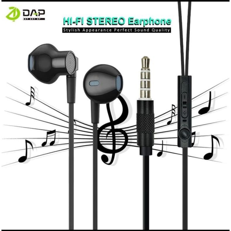 Headset DAP DH-F3 HI-FI STEREO Handsfree DAP DH-F3 STEREO BASS Earphone DAP DH-F3 STEREO BASS ORIGINAL