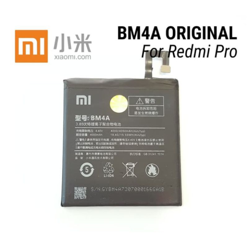 BATERAI BATTERY BATRE XIAOMI BM4A REDMI PRO