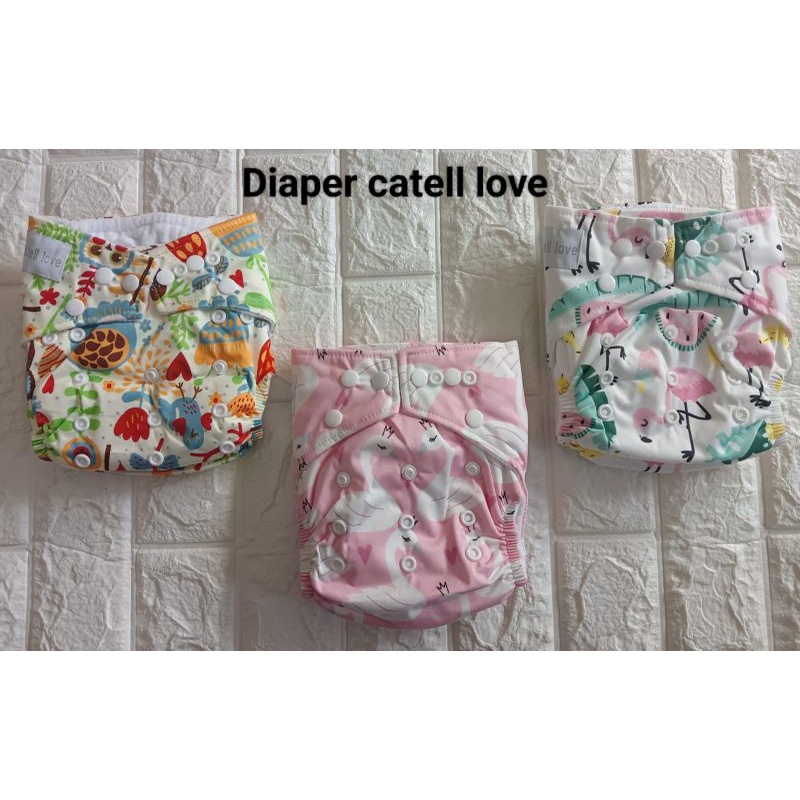 CATELL LOVE BABY CLOTH DIAPER CLODI / POPOK KAIN BAYI BISA DICUCI