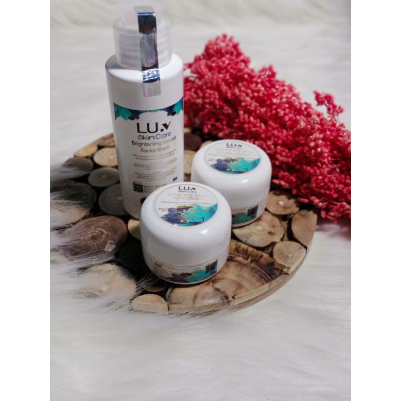 WHITENING GLOW LU.V SKINCARE TANPA SERUM