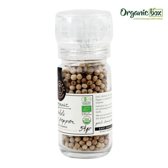 

EAST JAVA &CO ORGANIC WHOLE WHITE PEPPER 54GR