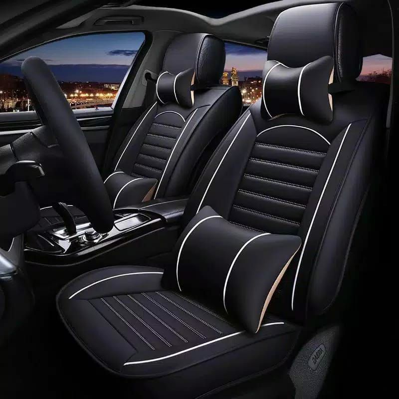 Sarung Jok Mobil Ertiga Livina Xenia Innova Innova Rebon Avanza Terios Mobilio Brv Calya Pajero Sport Sigra Datsun 3B Kijang Lgx Kijang Super Kijang Roper X-Pander  Dll(Full Set)-2