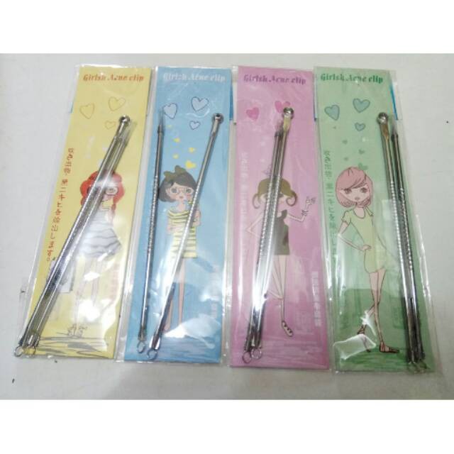 Pinset Jerawat Komedo || Alat Pencet Jerawat Komedo (isi 2 pcs) // girlsh acne clip