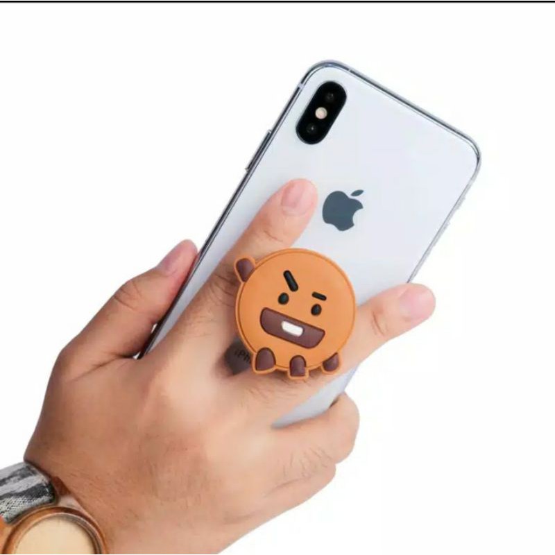 KPOP GRIPTOP POP SOCKET BTS ARMY CUTE CARTOON BANGTAN