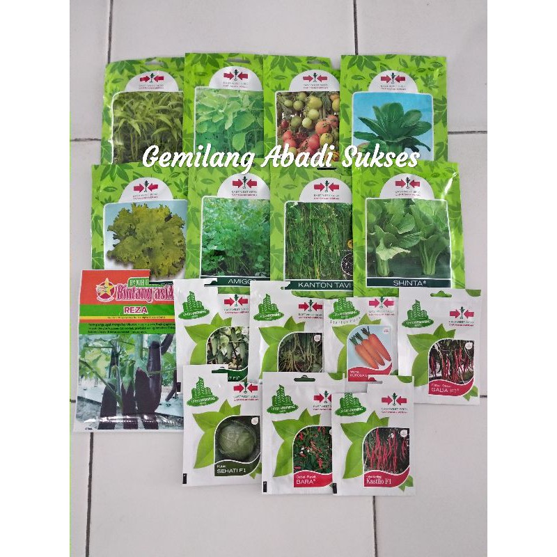 Benih Sayuran Benih Sayuran Repack Benih Sayuran Murah Hidroponik