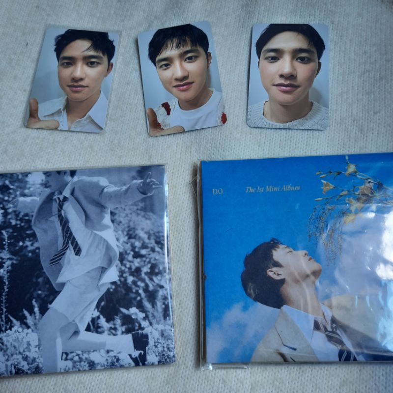 ALBUM ONLY EXO D.O. KYUNGSOO EMPATHY, PHOTOCARD PHOTOBOOK GREY BLUE