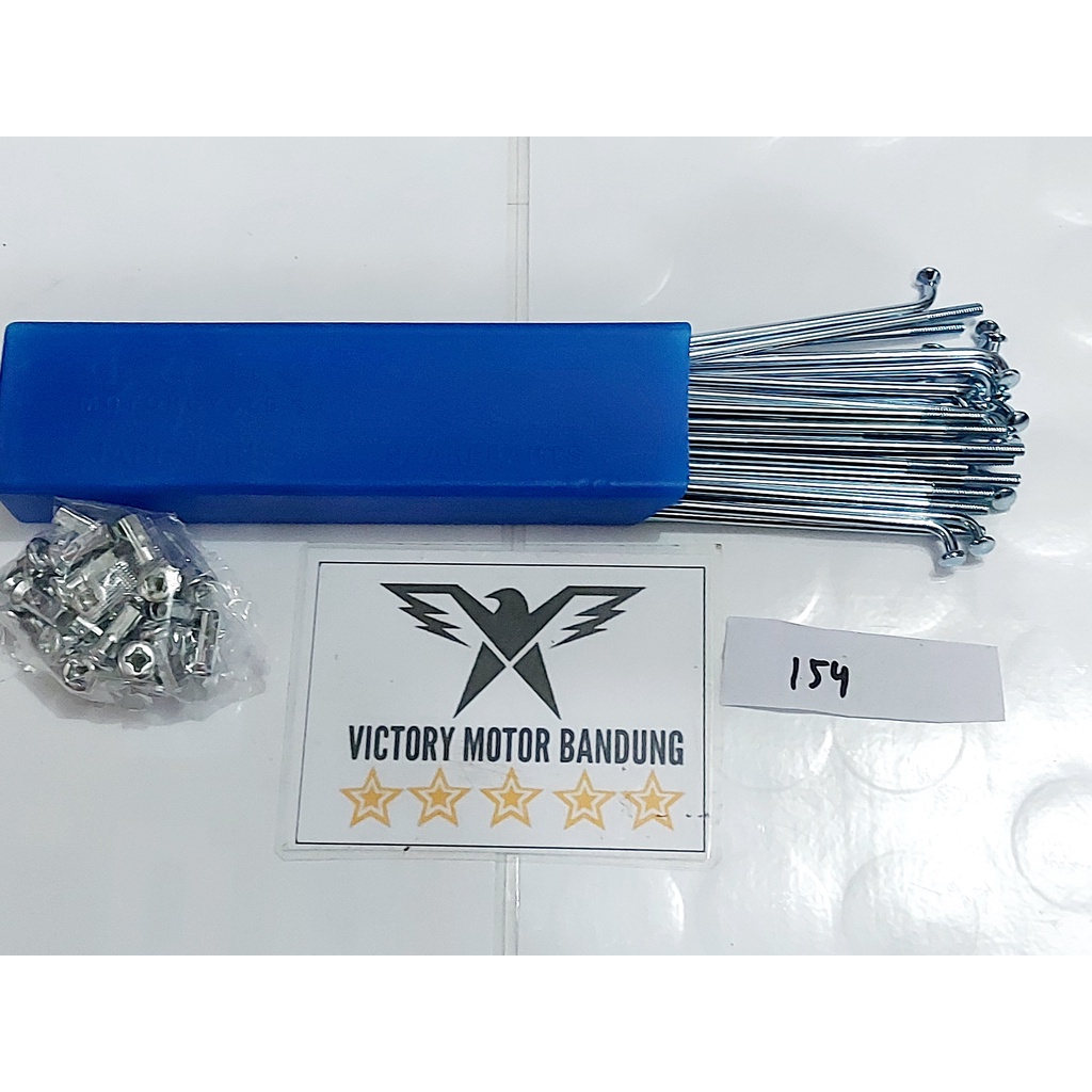 Ruji Jari Jari Roda Belakang Size 154 Yamaha Rxking Rx king Rxk Ring 17 Merek Lokal