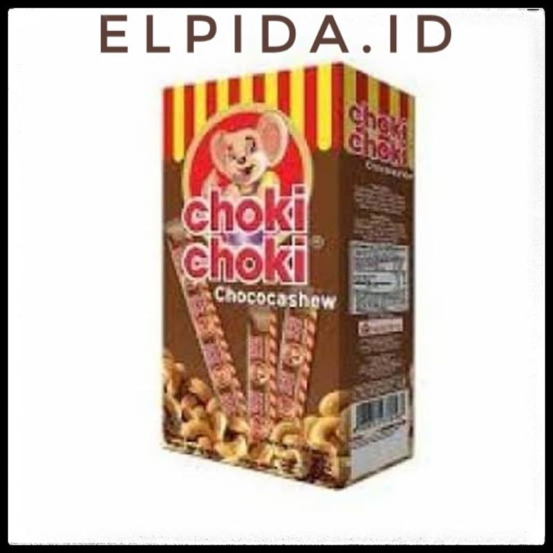 

CHOKI-CHOKI CHOCOCASHEW HARGA 1BOX ISI 20PCS X 11G