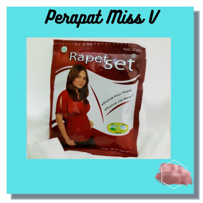 

Rapet wangi Kunyit Asem Minuman Serbuk Perapat Miss V