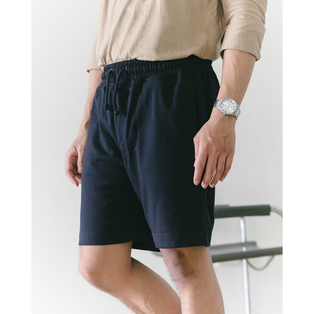 Signature Short Kyran Celana  Pendek  Hitam Black Shopee 