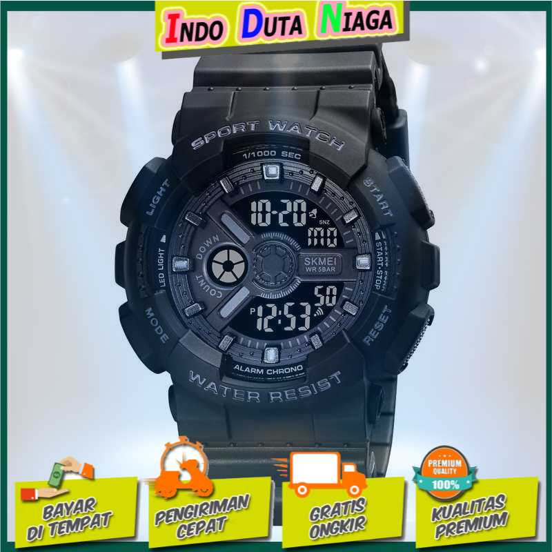 IDN - SKMEI Jam Tangan Digital Pria - 1828