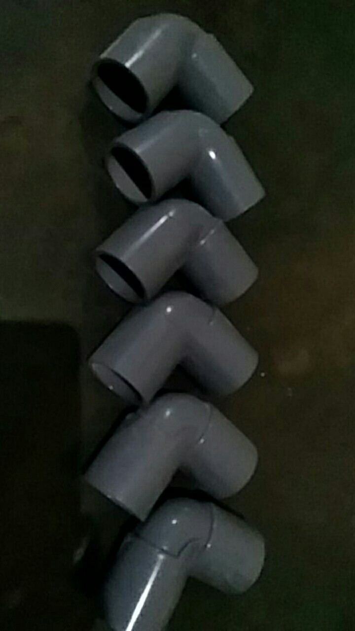 Rucika Keni Polos / L Elbow Pvc 1 - 1/4 Aw