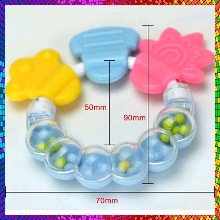 [GRAY.STORE178] MURAH!!! Mainan gigitan bayi / teether baby toy kerincing . TGB