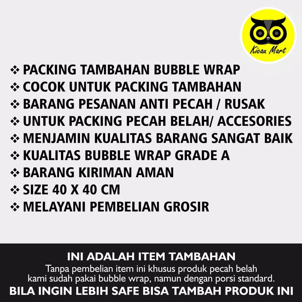 buble wrap PACKING BIAR AMAN BUBLE WRAP TAMBAHAN PACKING / packing tambahan