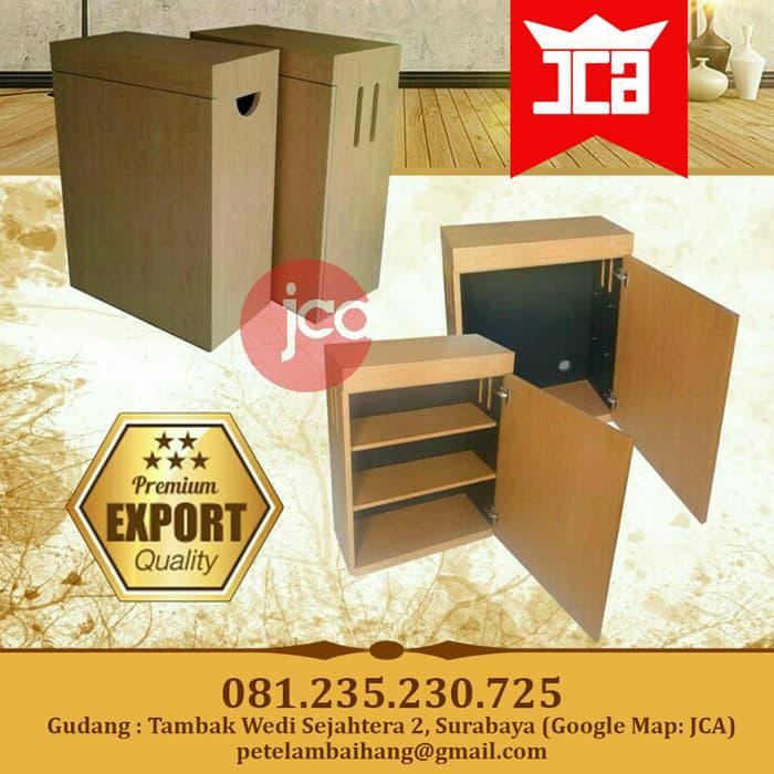 New Best Seller Cabinet Meja Lemari 60 Cm Aquascape Aquarium Marine - Cokelat Muda