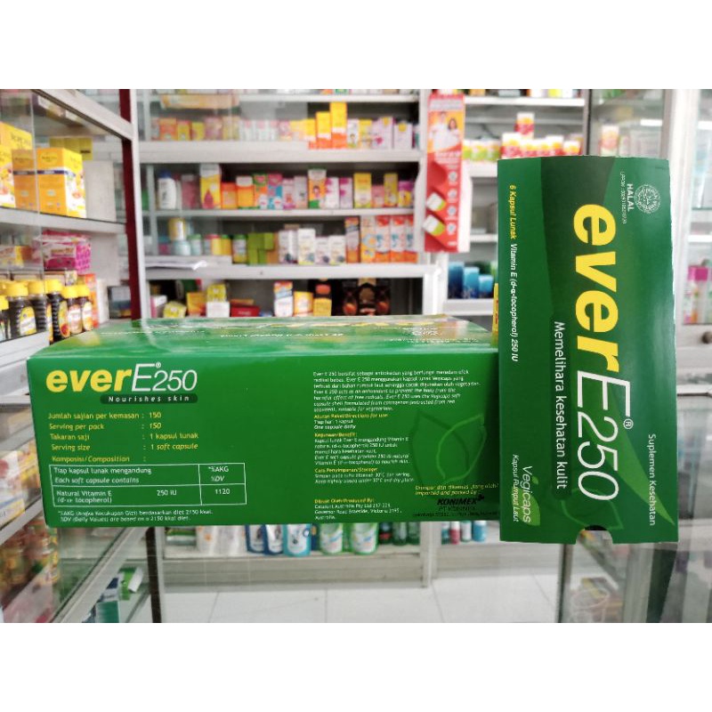 EVER E 250 IU ISI 6 KAPSUL | VITAMIN E - ED 10/2024