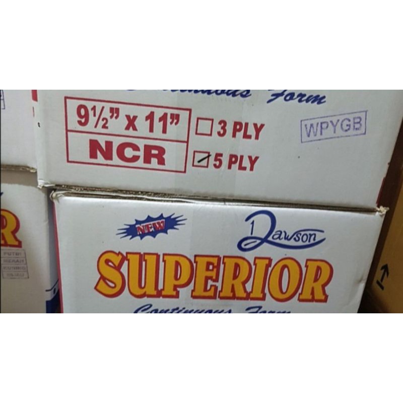 

Continues Form / Kertas Computer 5 Ply Utuh