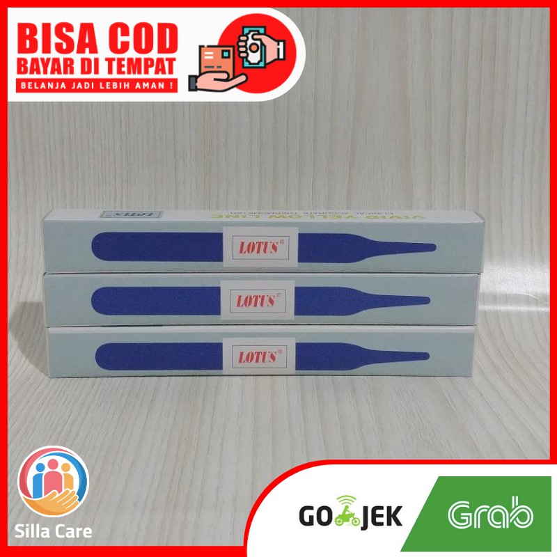 TERMOMETER THERMOMETER AIR RAKSA MERK LOTUS ALAT TES PENGUKUR SUHU BADAN MANUAL