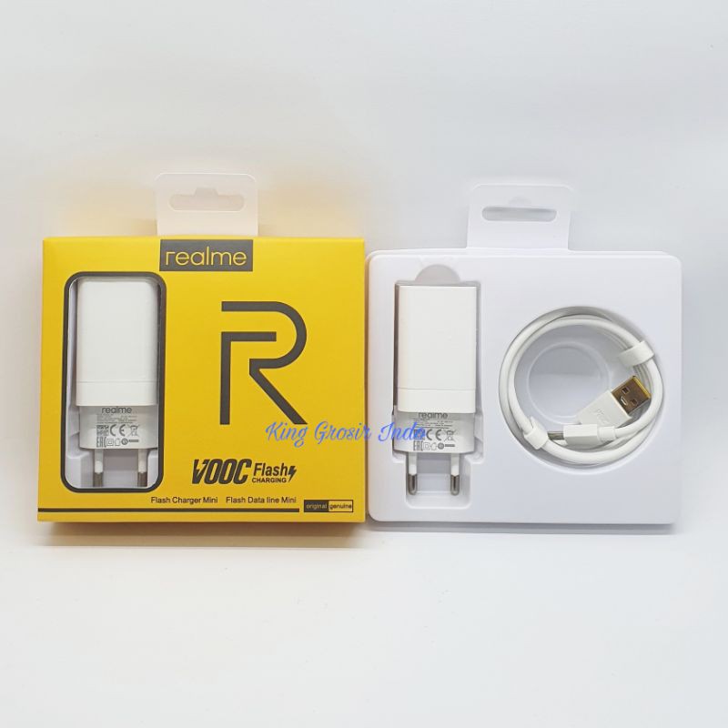 Charger Realme R 17 Micro USB ( Super VOOC Flast Charging ) Original