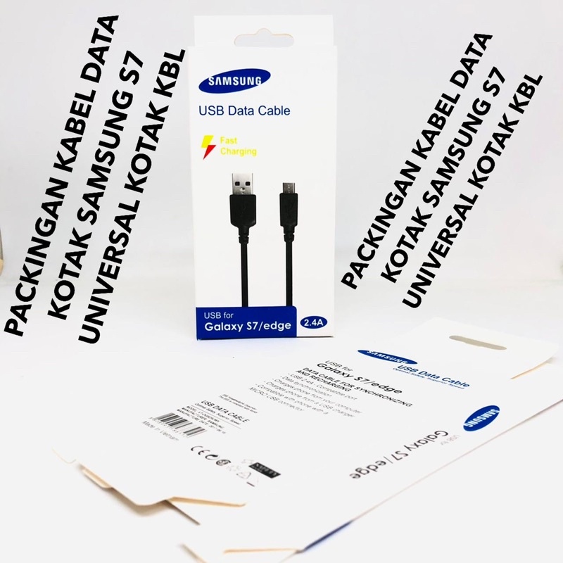 KOTAK KABEL DATA SAMSUNG GALAXY UNIVERSAL PACKINGAN DUS IMPORT BUAT SEMUA KABEL DATA ANDROID
