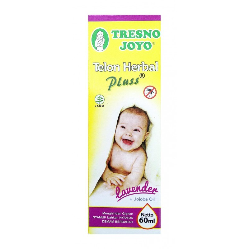 TRESNO JOYO MINYAK TELON HERBAL PLUS LAVENDER ANTI NYAMUK 60ML