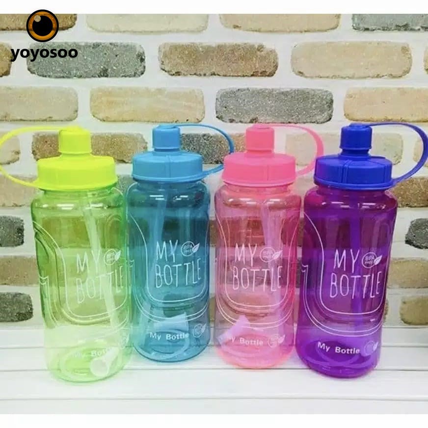 Botol Minum JUMBO 2 LITER - BZ 222 Tempat Air Minum 2000 ml Besar 2Ltr-yoyosoo