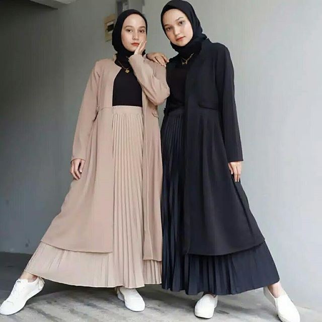 ROK PLISKET MURAH PREMIUM HYGET MAYUNG SALE POLOS REMPEL MUSLIMAH MODELLANO FLARE SKIRT FLOWY