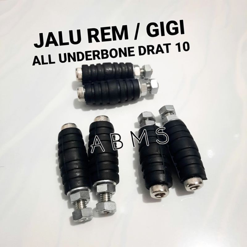 JALU REM JALU KARET PEDAL TUAS UNDERBONE MOTOR JALU TUAS PERSENELING ALL UNDERBONE NUI DKT RCB GOYO