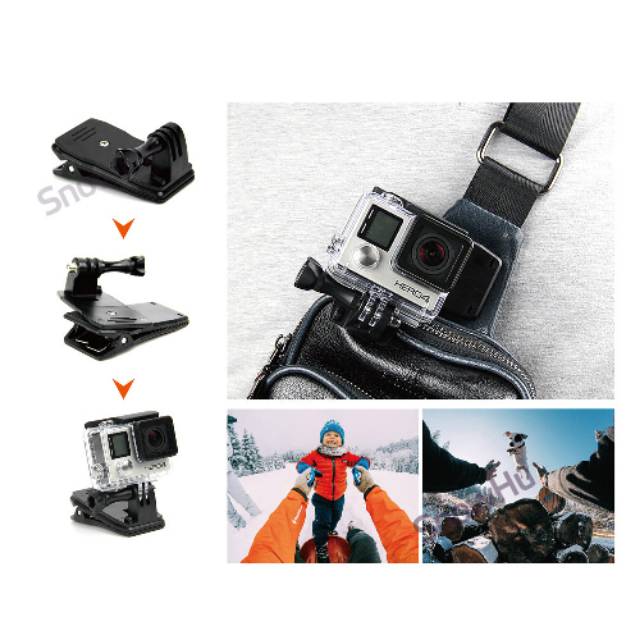 Aksesoris Kamera Aksi Full Set GoPro Xiaomi Yi-1