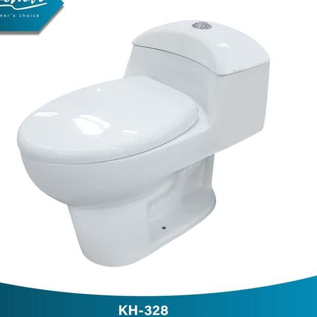 Terkini[simbol2] PROMO Kloset duduk RENOVO KH-328 Monoblok one piece toilet 