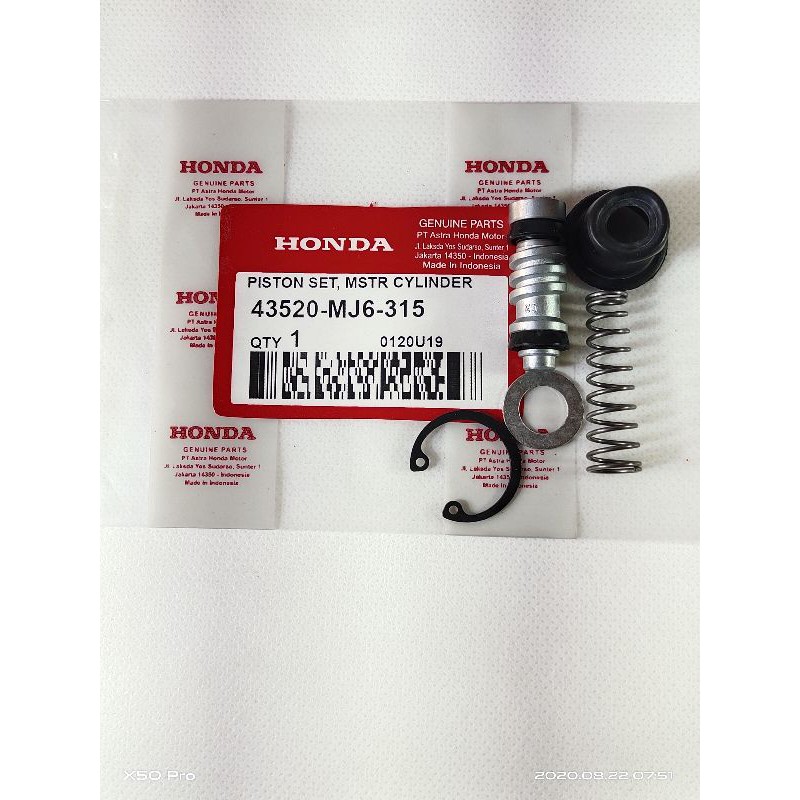 Master rem kit Supra X 125 belakang - CBR 150R - Supra X 125 Helm in - CS1 - New Blade - Tiger Revo 