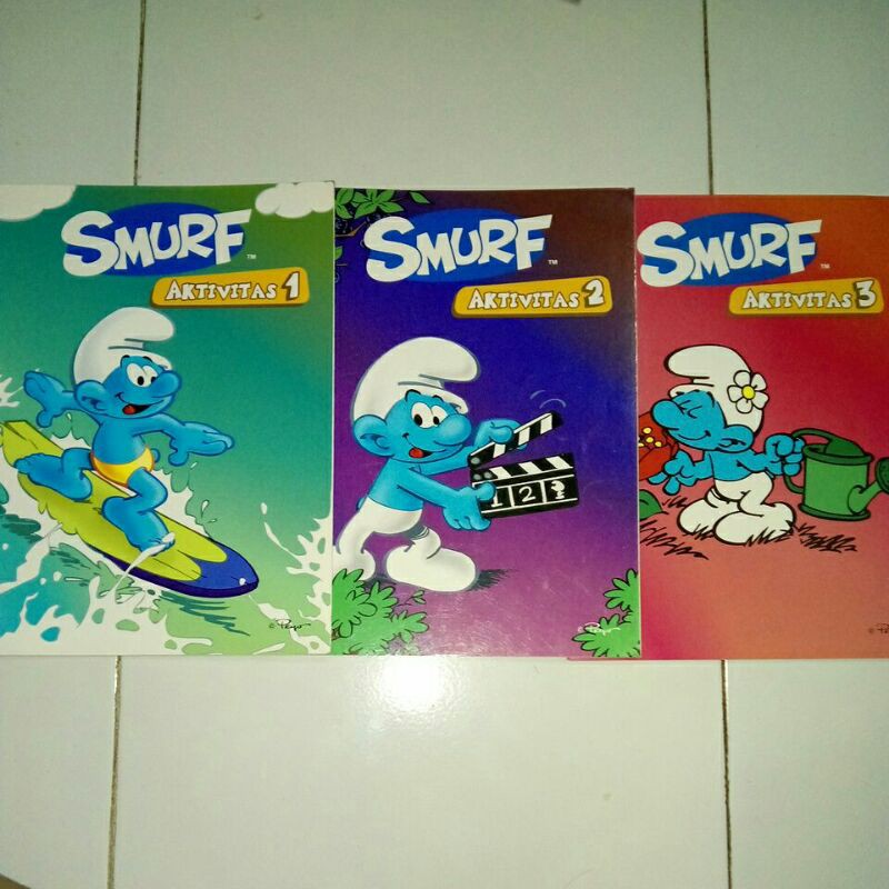 Buku Komik Smurf Aktivitas 1 - 3 (3 Buku)