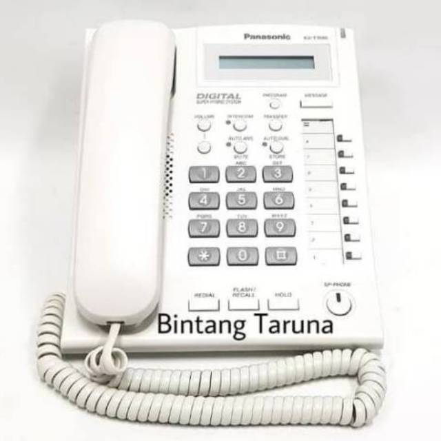 Telepon Digital Panasonic KX-T7665 Telepon Kabel Panasonic KX-T7665 (Putih)