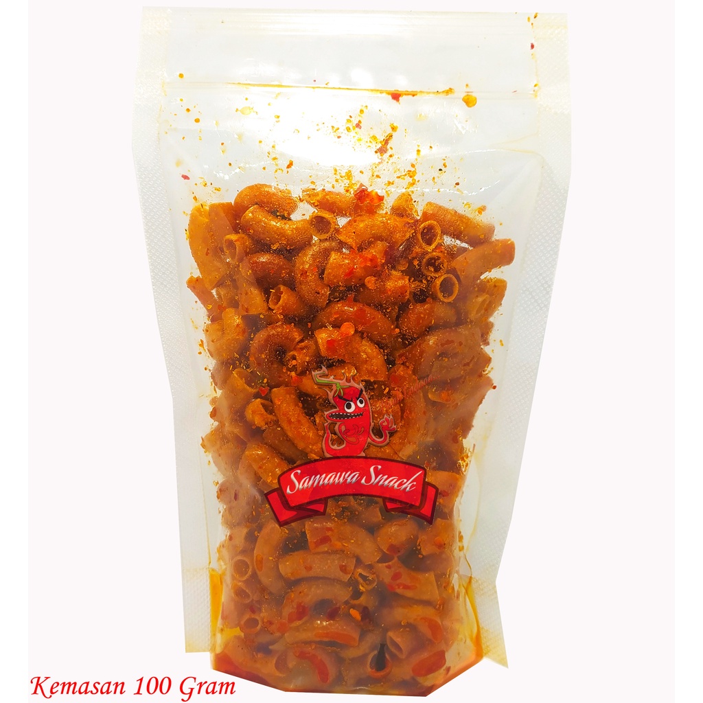 

Seblak makaroni rasa pedas kemasan 100 gram