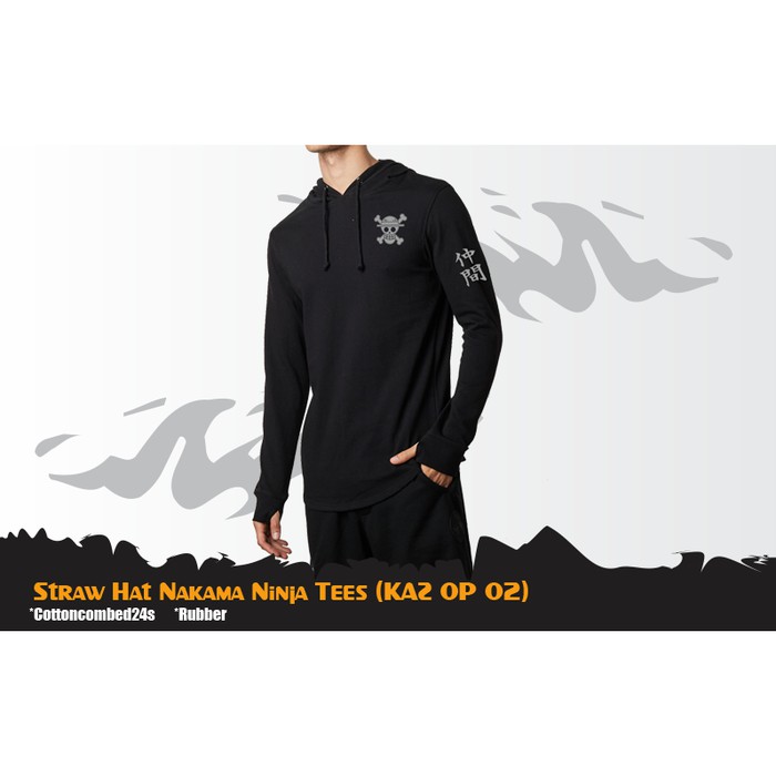 Kaos Anime Hoodie Lengan Panjang One Piece - KAZ OP 02