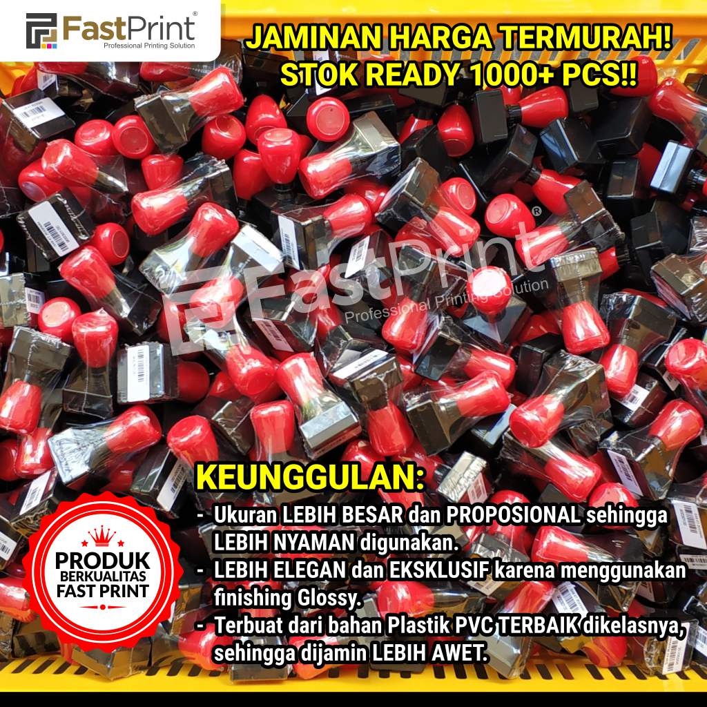 Gagang Stempel Flash Warna Ukuran Kotak 22x43mm