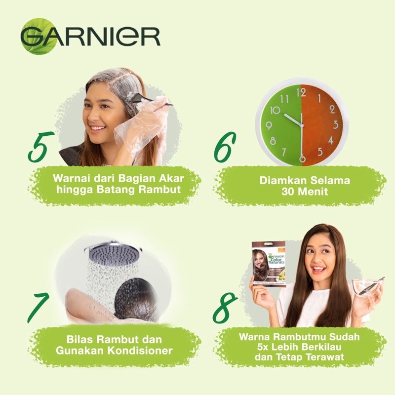 GARNIER COLOR NATURAL GARNIER SACHET PEWARNA RAMBUT CREME RICHE DAN ULTRA COLOUR