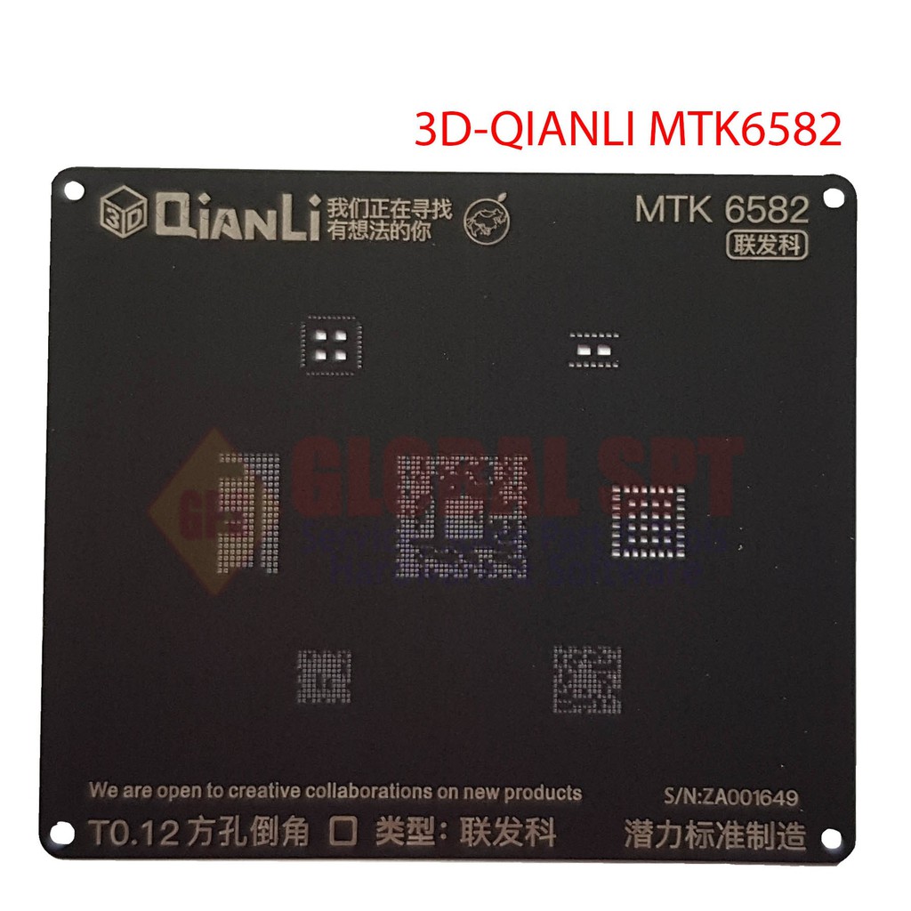 CETAKAN IC 3D QIANLI MTK6582 / MTK 6582