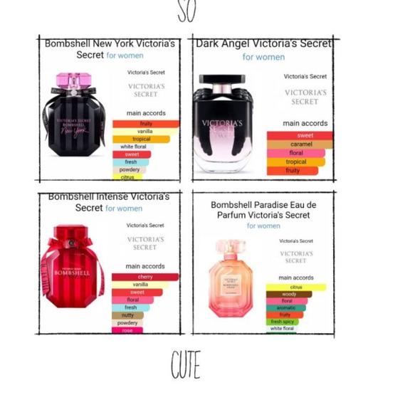 ← PARFUM VICTORIA SECRET BOMBSHELL ORIGINAL SEDUCTION / VS DARK ANGEL / NEW YORK / TEASE REBEL / VS 