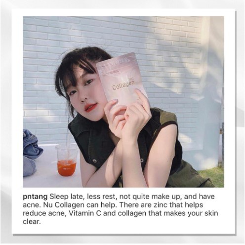 (FREE GIFT) Supplement NU Collagen SOOKSOOK Brightening with Collagen + Vitamin C (60 Capsule)