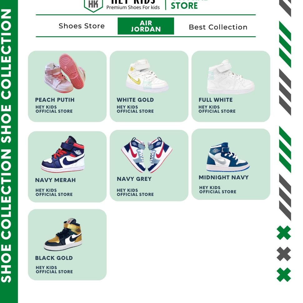 War31au22ν ▫ Sepatu Anak Nike Jordan Original Sneakers Sekolah SD Hitam Putih Premium Quality Sneker