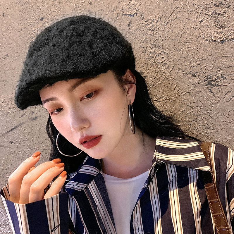 Anting hoop Besar Klasik Simple Untuk Wanita Korea