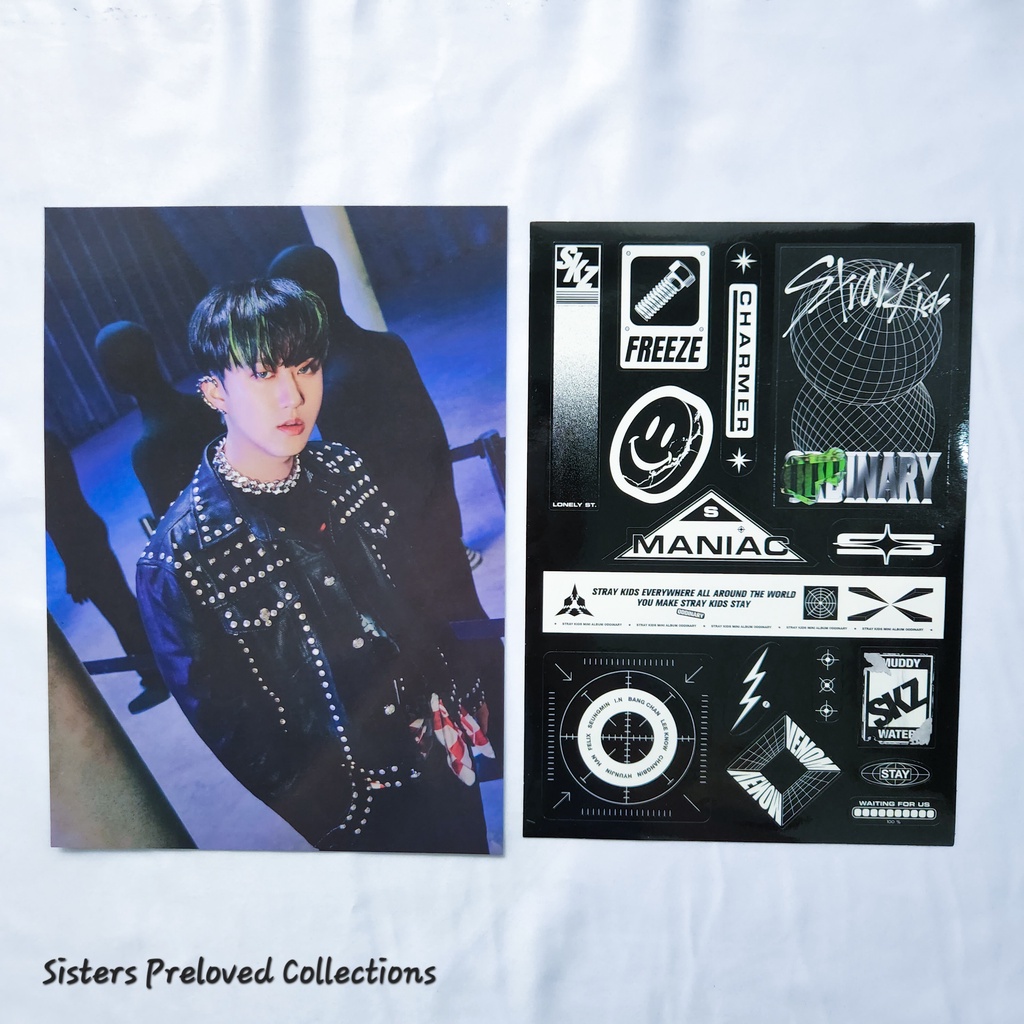 Stray Kids Oddinary Album Mini Poster Changbin + Sticker