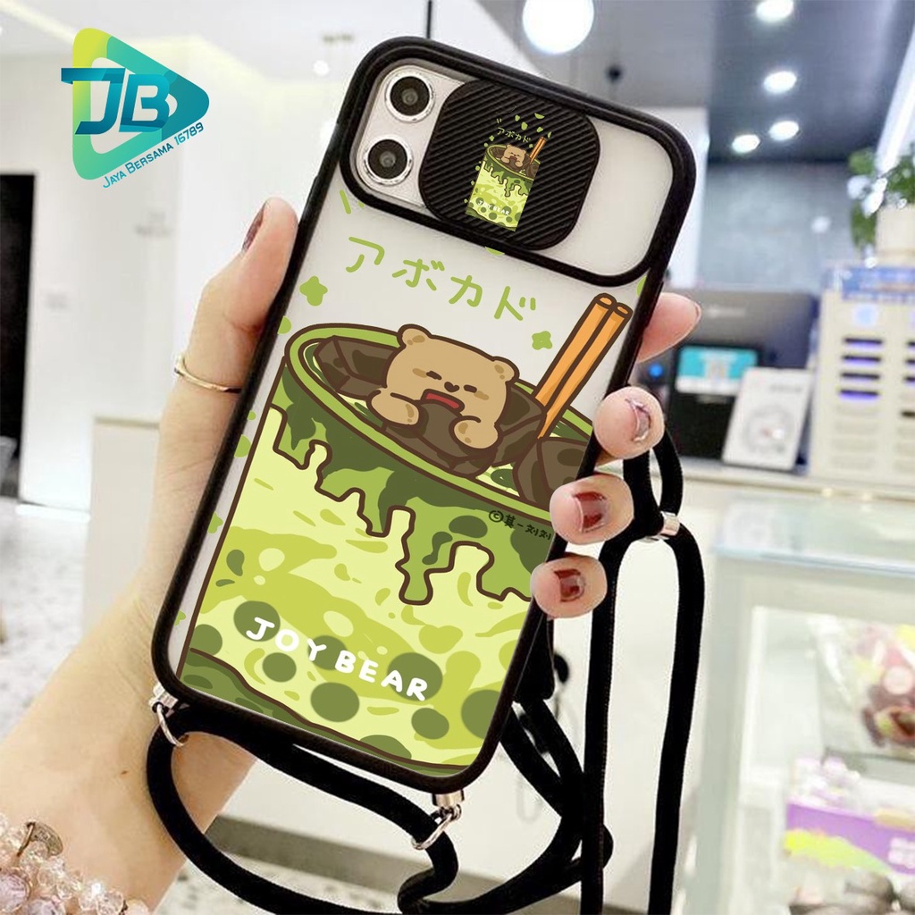 SOFTCASE SLINGCASE SLIDE PELINDUNG KAMERA FOOD CUTE SAMSUNG OPPO VIVO REALME IPHONE XIAOMI ALL TYPE JB5160