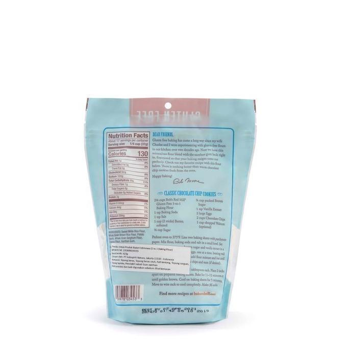 

Bob's Red Mill Gluten Free 1-To-1 Baking Flour 623 gr | Tepung Vegan