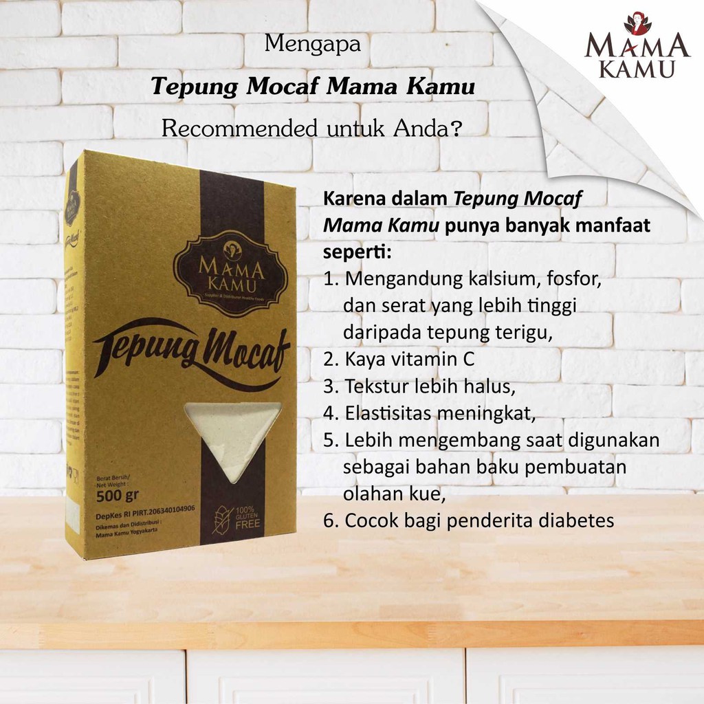 

Tepung Mocaf Gluten Free 500 gr
