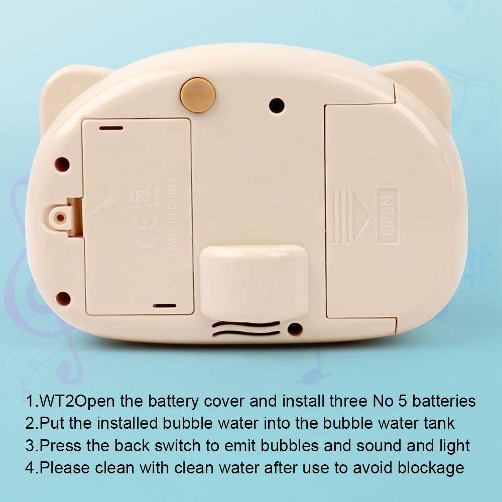 R-flower Kamera Gelembung Bunga|Mainan Pembuat Gelembung Sabun Tahan Lama Untuk Anak Laki-Laki Dan Perempuan